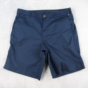 Bonobos Maide Golf Shorts Mens 34 Navy Blue Performance Polyester Flat Front